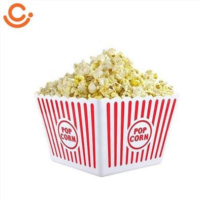 Plastik popkorn qadoqlash qutisi